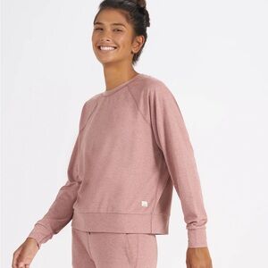 Vuori - Long-Sleeve Halo Crew - Burnt Clay Pink